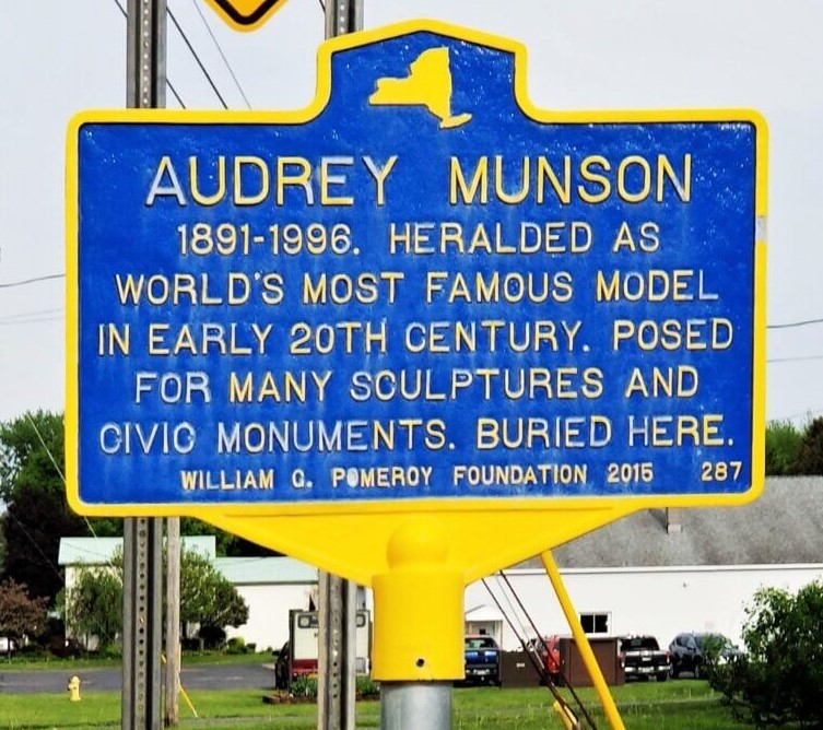 Audrey Munson Pomeroy Marker