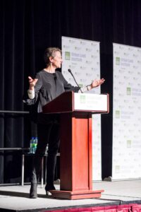 Ellen Dunham-Jones speaking at the ULI Symposium in Toronto