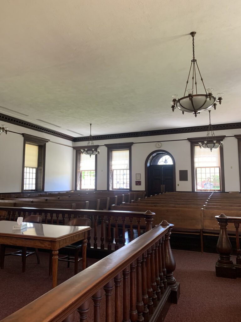 Inside the Fulton County Courthouse