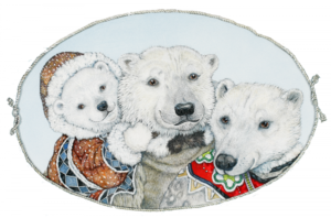 An image from Brett's book "The Three Snow Bears"