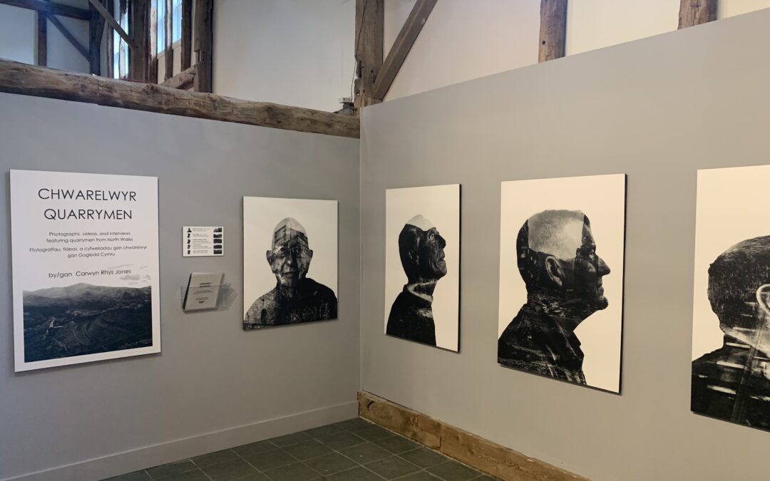 Images by Carwyn Rhys Jones on display at the Slate Valley Museum