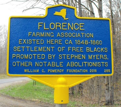 Florence Farming Association William G. Pomeroy Foundation Marker